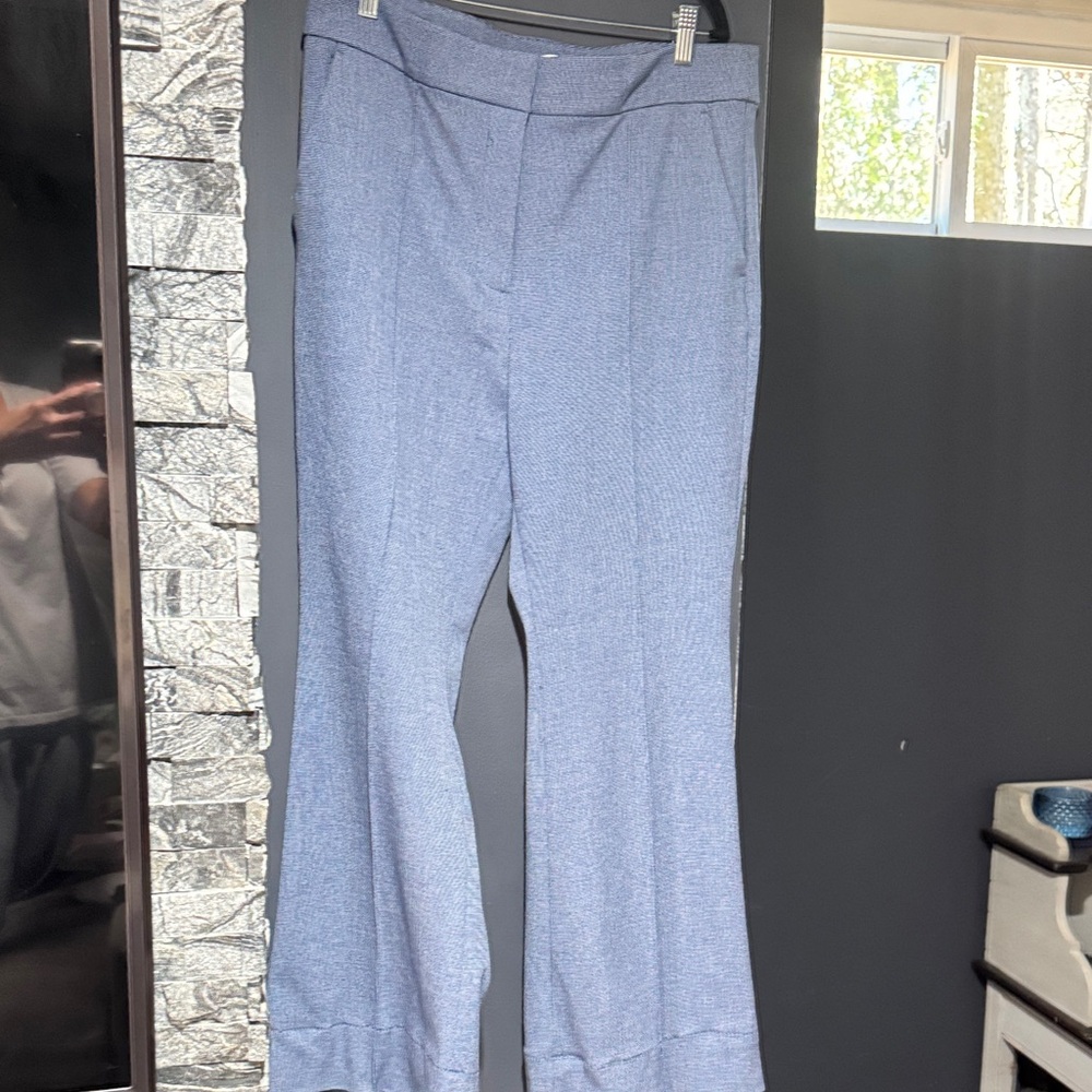 LOFT Classic Blue Flare Pants